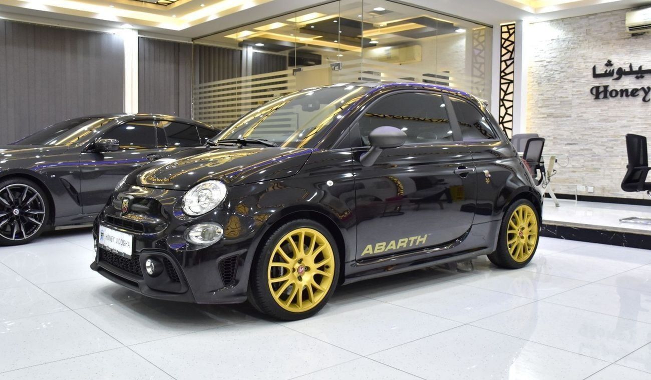 Abarth 595 EXCELLENT DEAL for our Abarth 595 Scorpioneoro ( 2022 Model ) in Black Color GCC Specs