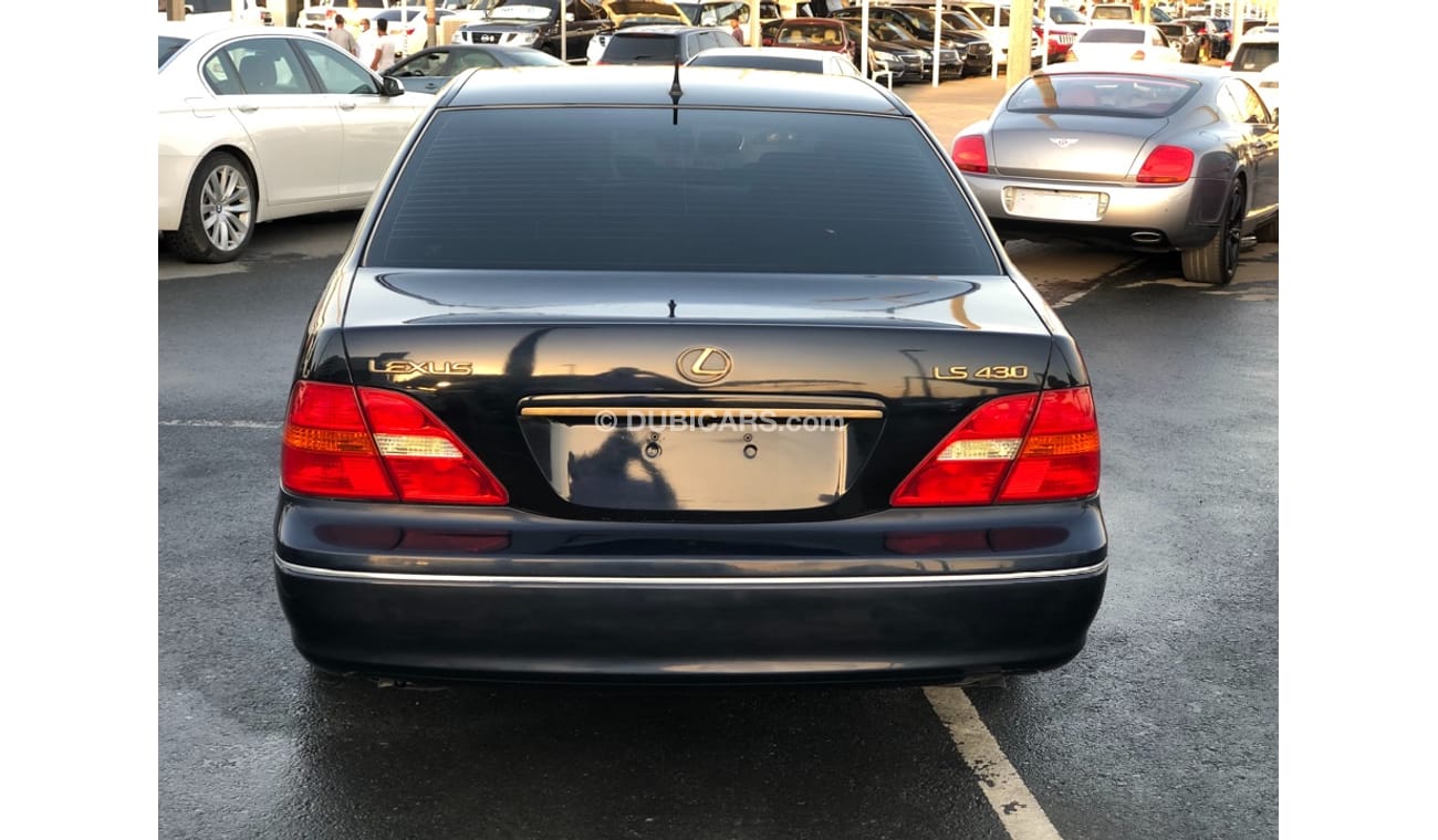 لكزس LS 430 موديل 2002 وارد امريكي فتحه سقف وكراسي جلد ومثبت سرعه وتحكم كهربي كامل