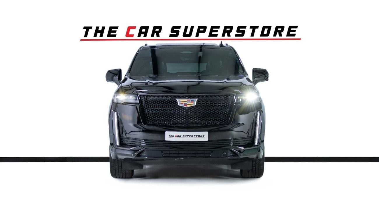 Cadillac Escalade Sport 6.2L AWD 7 Seats-GCC-Al Ghandi Warranty Until 2032-Service Contract Until 2027