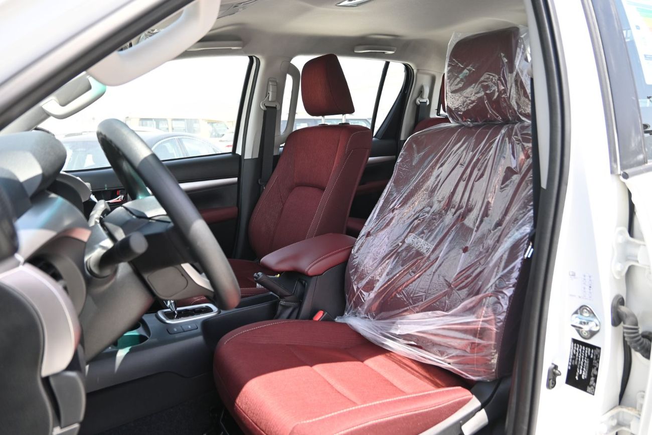 تويوتا هيلوكس Toyota Hilux SR5 GLXS 2.7L Petrol, Automatic 4WD, Model 2025, Color White