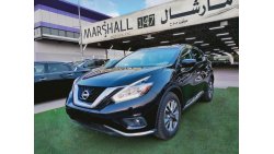 Nissan Murano 2018 SV Top with leather seats and radar, blind spot.