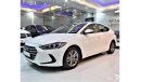 Hyundai Elantra EXCELLENT DEAL for our Hyundai Elantra 2016 Model!! in White Color! GCC Specs ORIGINAL PAINT ( صبغ و