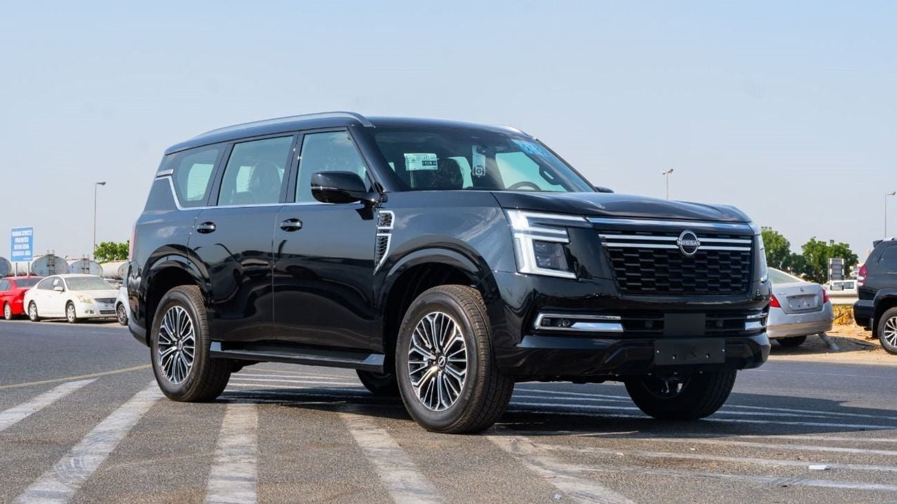 نيسان باترول 2026 Nissan Patrol SE Platinum 3.8L AT Petrol (Black-Tan) (Export Only)