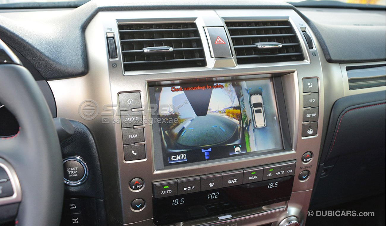 Lexus GX460 4.6L Gasolina con Asientos de Cuero, Vision 360°, Techo Solar & Sistema Radar T/A 2020