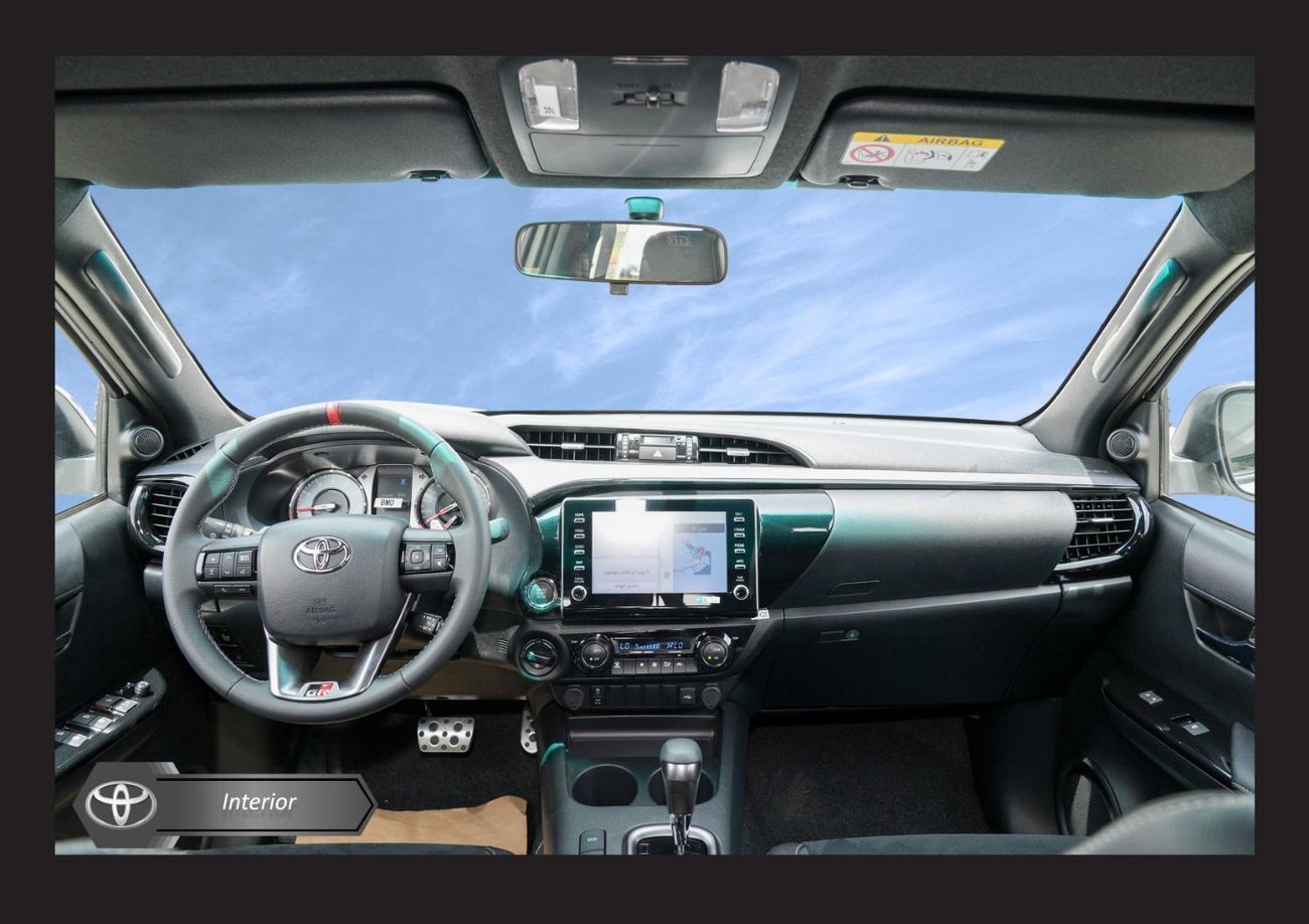 تويوتا هيلوكس TOYOTA HILUX 4.0L GR SPORT 4X4 D/C HI(i) A/T PTR 2025 Export Only