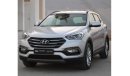 Hyundai Santa Fe HYUNDAI SANTAFE 2018 GCC SILVER 2.4 EXCELLENT CONDITION WITHOUT ACCIDENT