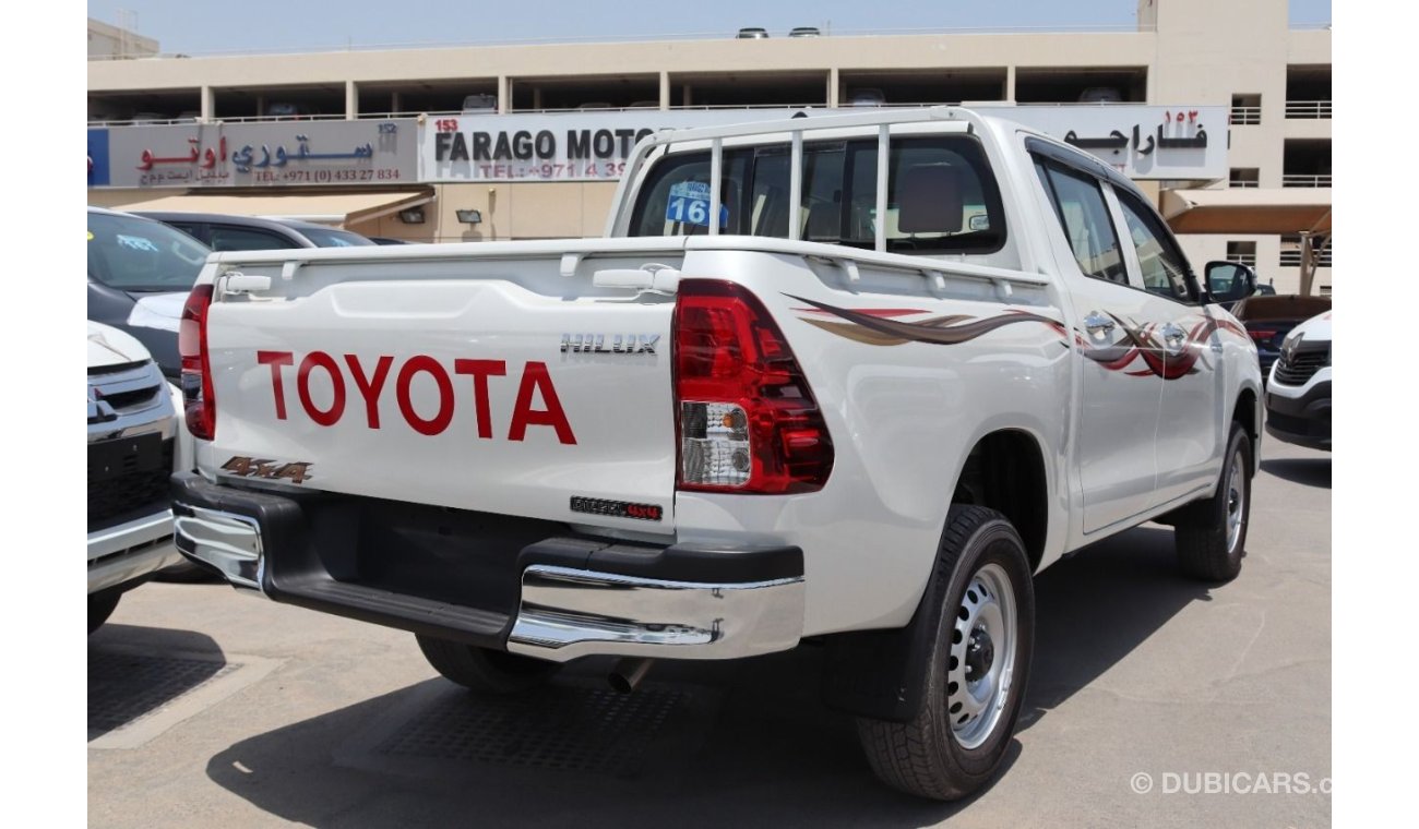 تويوتا هيلوكس 2021 TOYOTA HILUX 2.4 DIESEL 4X4 M/T POWER-WINDOWS