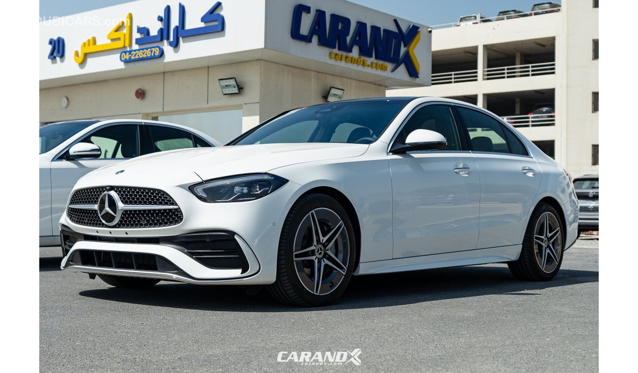 مرسيدس بنز C200 Sport 2022 White With Sunroof