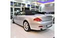 BMW 650i PERFECT CONDITION! BMW 650i 2006 Model!! in Silver Color! GCC Specs