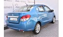 Mitsubishi Attrage AED 684 PM | 1.2L GLX GCC DEALER WARRANTY