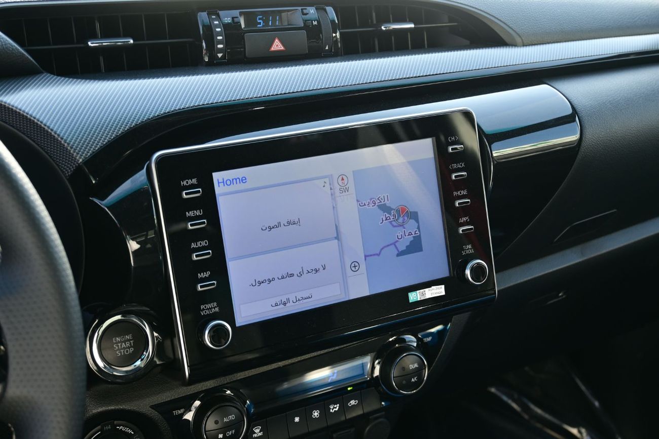 تويوتا هيلوكس Toyota Hilux GR Sport 4.0L V6, Petrol, 4WD, Pickup Color Black Model 2025