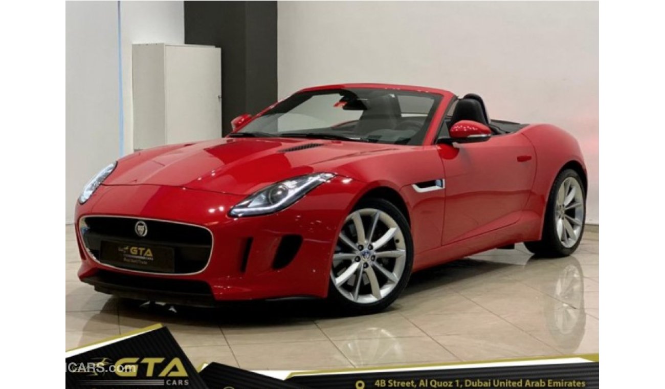 Jaguar F-Type V6 Convertible, Warranty, Full Jaguar Service History, Low KMs, GCC