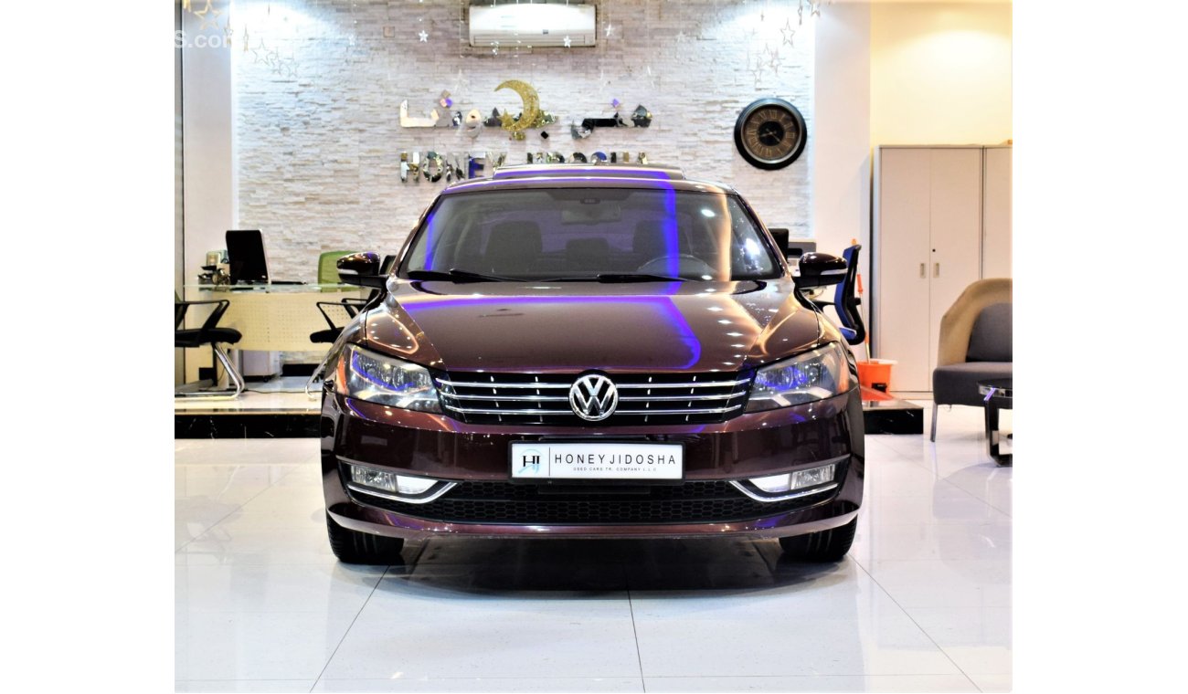 فولكس واجن باسات EXCELLENT DEAL for our Volkswagen Passat FULL OPTION! 2013 Model!! in Burgundy Color! GCC Specs