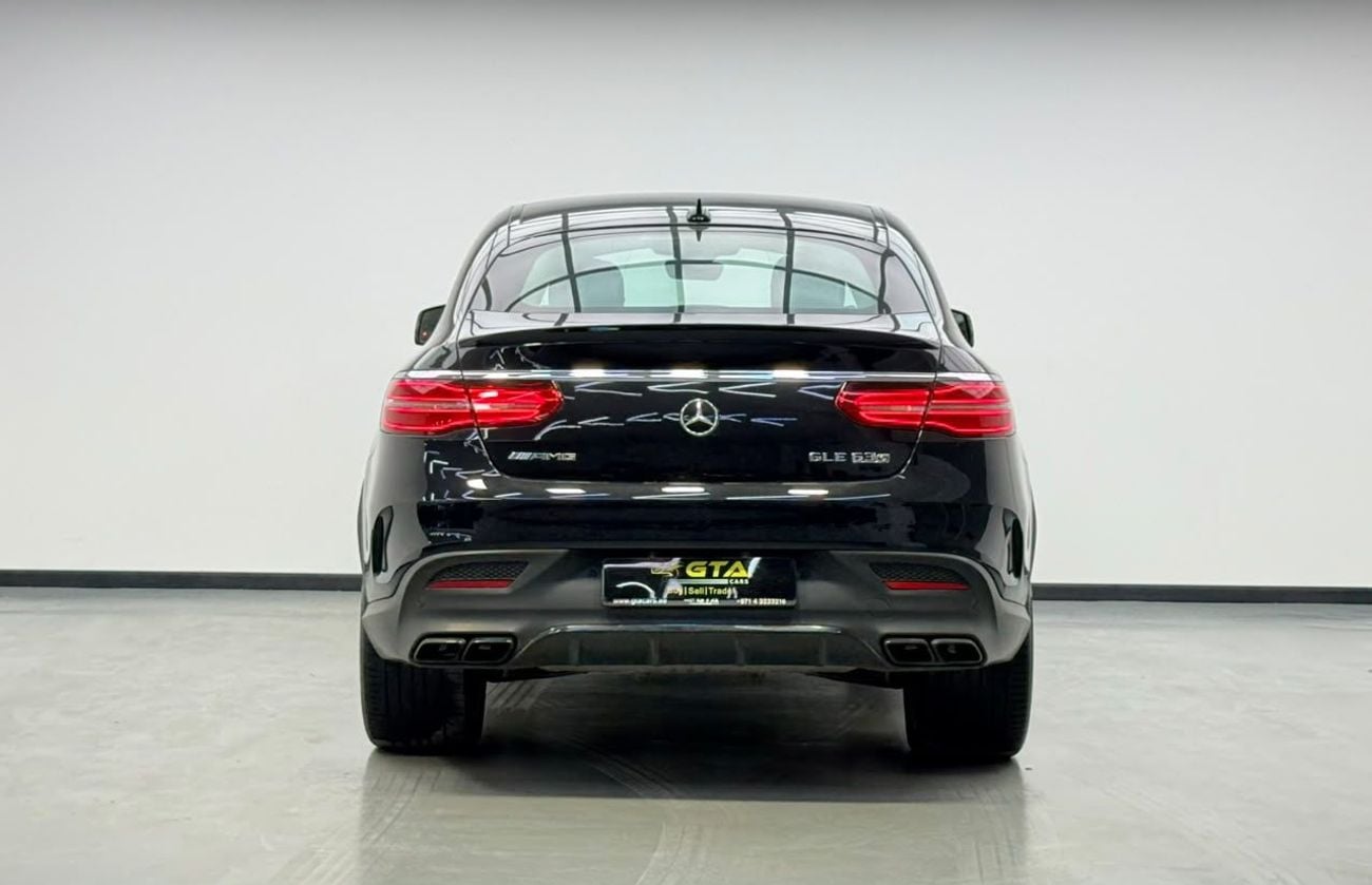 Mercedes Benz GLE 63 AMG S 2017 Mercedes Benz GLE63 S AMG Coupe, Full Service History, Carbon Fiber Interior, Fully Loaded, GCC
