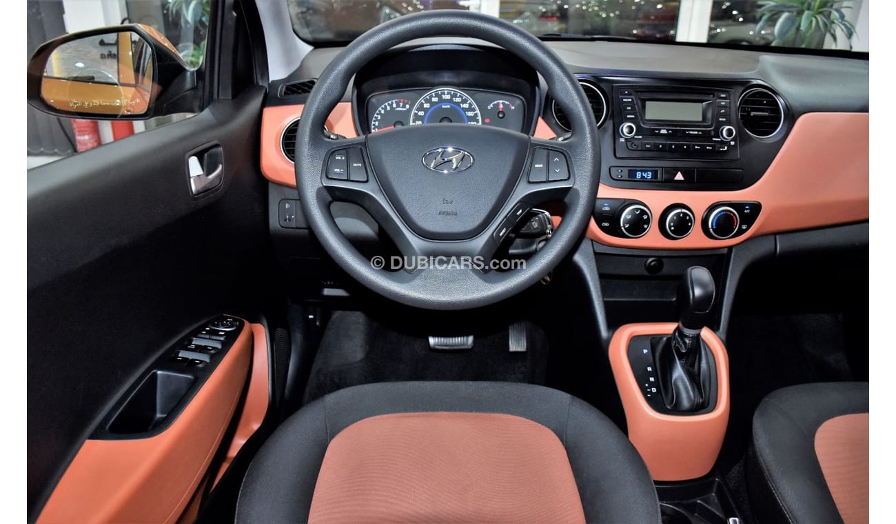 Hyundai Grand i10 EXCELLENT DEAL for our Hyundai Grand i10 1.2L ( 2016 Model ) in Orange Color GCC Specs