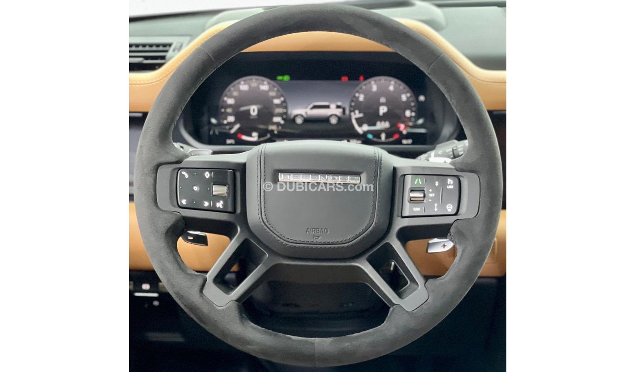 Land Rover Defender 2023 Land Rover Defender 110 P525 1 of 5 Zafrani Interior, Agency Warranty + Service Contract, GCC
