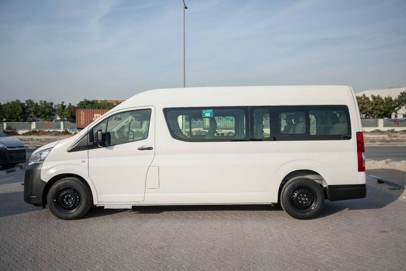 Toyota Hiace High Roof Manual 2.8L - White Inside Dark Grey | Export Only