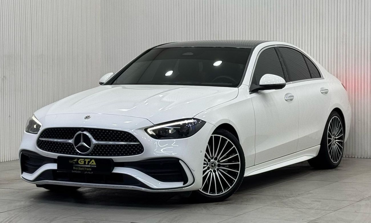 مرسيدس بنز C 200 Premium 2.0L 2024 Mercedes Benz C200 AMG, 2 Years Mercedes Warranty, Very Low Kms, GCC