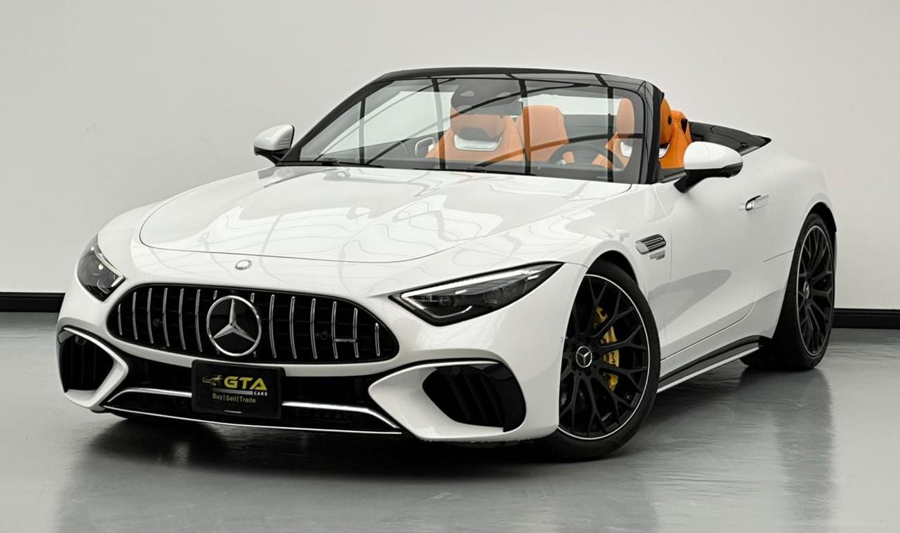 مرسيدس بنز SL 63 AMG 2024 Mercedes-Benz SL63 AMG V8 4MATIC, 2 years Warranty, Excellent Condition