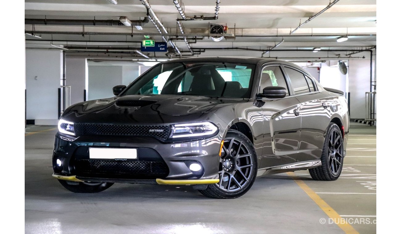 Dodge Charger Hemi Daytona 5.7L V8 2019 GCC under Agency Warranty with Zero Down-Payment.