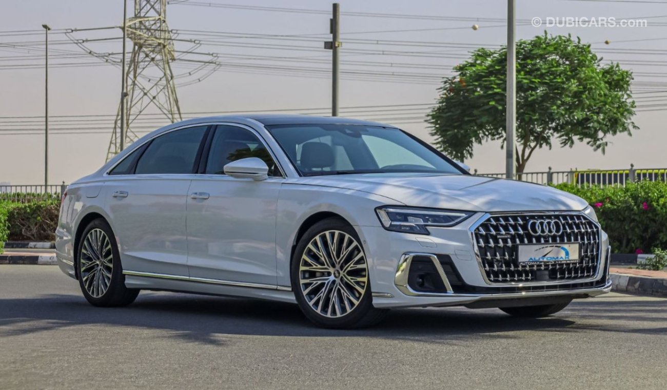 أودي A8 L 55 TFSI Quattro V6 3.0L AWD , FIFA Cars , GCC 2023 , (ONLY FOR EXPORT)