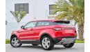 Land Rover Range Rover Evoque | AED 1,841 Per Month | 0% DP | Immaculate Condition