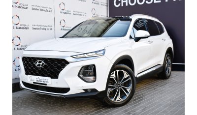 هيونداي سانتا في AED 1759 PM | HIGH 7-STR 3.5L V6 AWD 2020 GCC DEALER WARRANTY