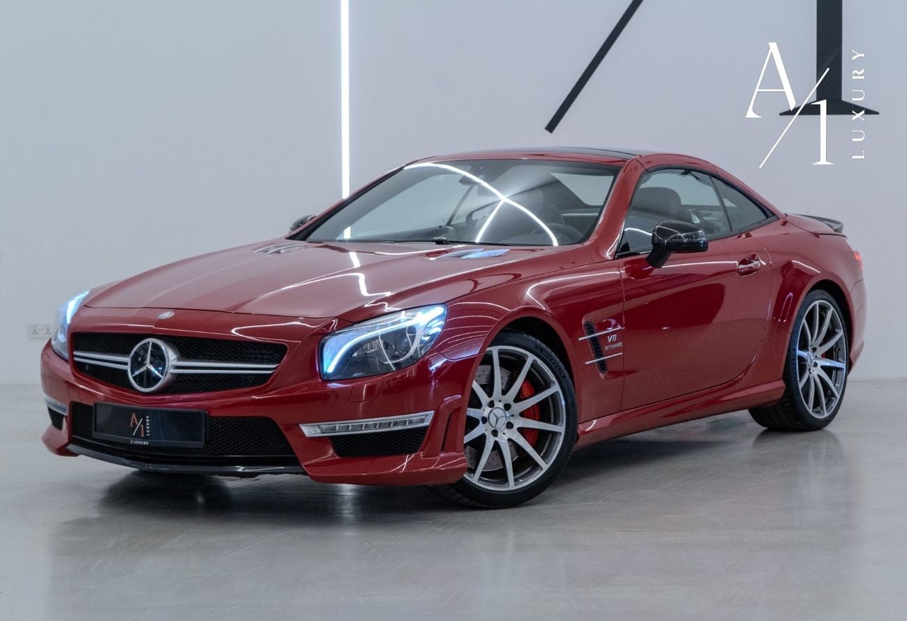 Mercedes-Benz SL 63 AMG Std 5.5L (577 HP) 2013 Mercedes SL 63, Excellent Condition, Carbon Fibre Accents, Fully Loaded, GCC