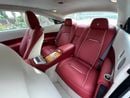 Rolls-Royce Wraith 2015 Rolls Royce Wraith | GCC Specs | 6.6L V12 | 624 HP | 66k KM | WHITE/RED | Starlight Headliner |