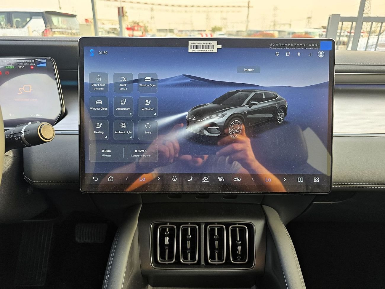 BYD Song L BYD Song L EV FULL OPTION 662 K.M RANG With radar Black Color 2025 Model