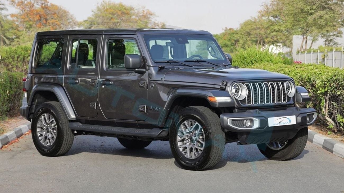 جيب رانجلر Unlimited Sahara I4 2.0T 4x4 2025 GCC 7000Km With 3 Years Or 60,000 Km Warranty @Official Dealer