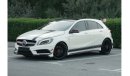 مرسيدس بنز A 45 AMG موديل 2015 ، خليجي ، فل اوبشن ، فتحة سقف بانوراما ، مفتاح عدد 2 ، 4 سلندر ، ناقل حركة اوتوماتيك ، عد