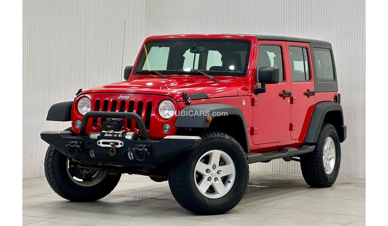 Jeep Wrangler 2016 Jeep Wrangler Unlimited Sport, Warranty, Excellent Condition, GCC