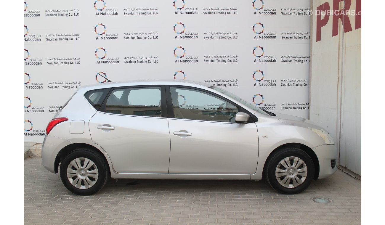 Nissan Tiida 1.6L HATCHBACK 2015 GCC DEALER WARRANTY