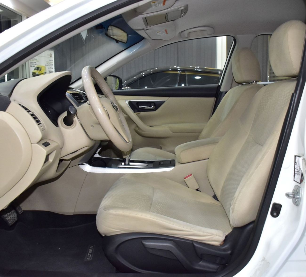 Nissan Altima EXCELLENT DEAL for our Nissan Altima 2.5 S ( 2015 Model ) in White Color GCC Specs