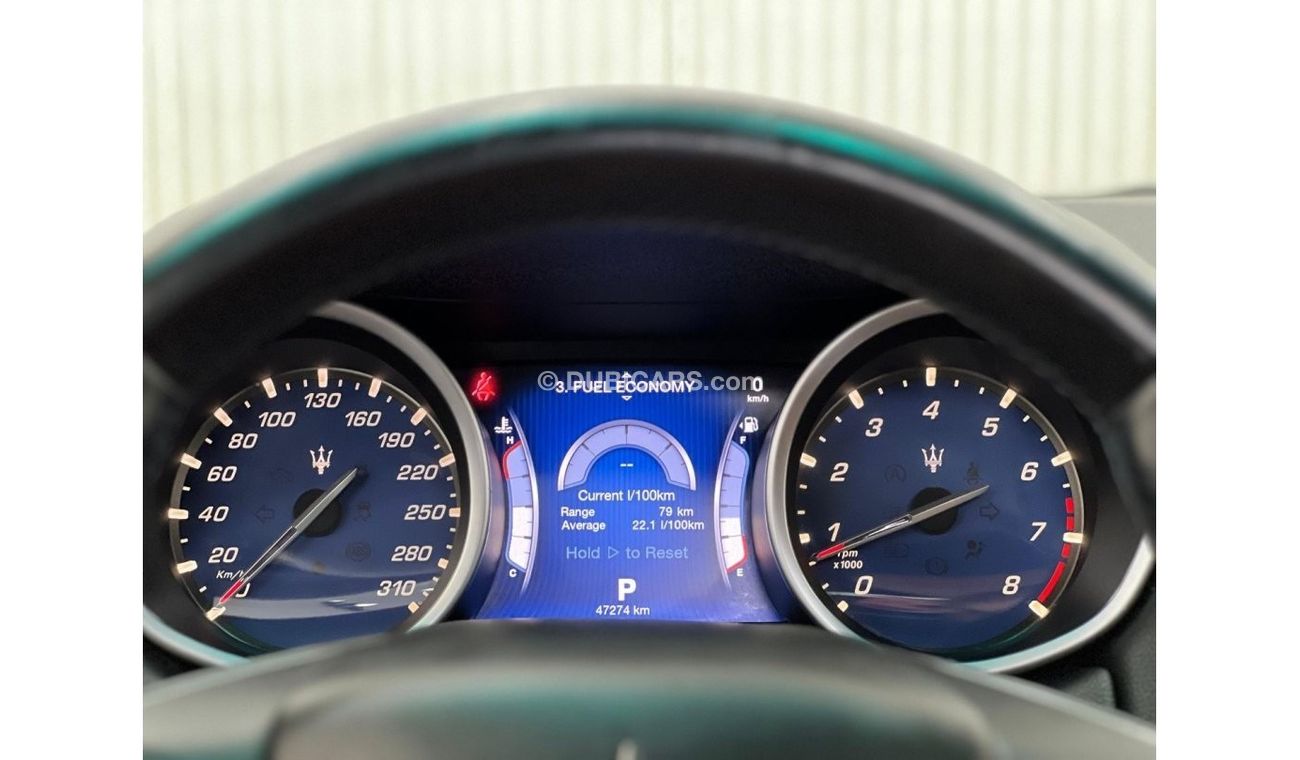 Maserati Ghibli 2014 Maserati Ghibli S, Full Maserati Service History, Low Kms, GCC