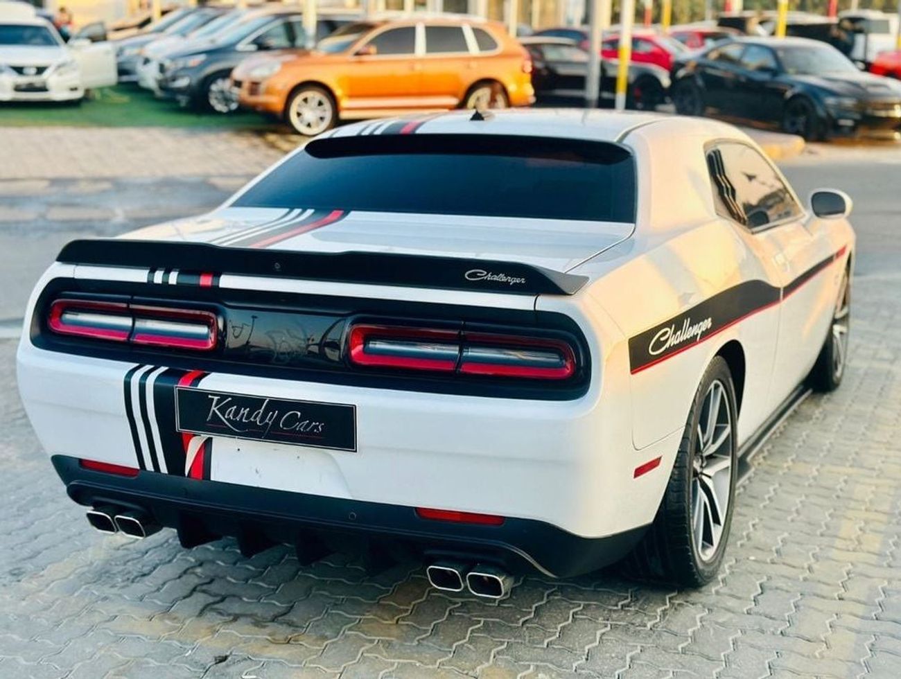 دودج تشالينجر SRT 6.4L TA EDITION | Monthly AED 2320/- | 0% DP | Sunroof | Big Screen | # 15953