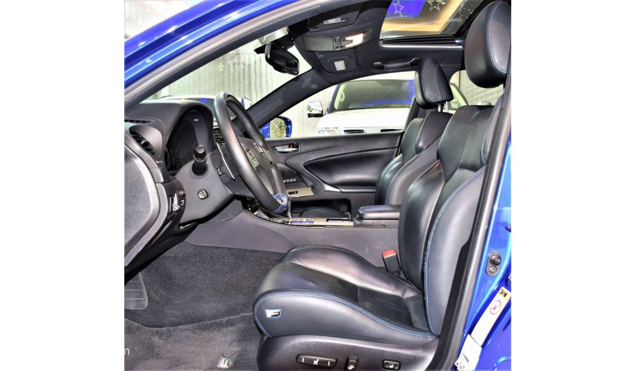 Lexus ISF VERY RARE CAR in the MARKET! EXCELLENT DEAL for our Lexus iS F-Sport 2011 Model!! in Blue Color! GCC