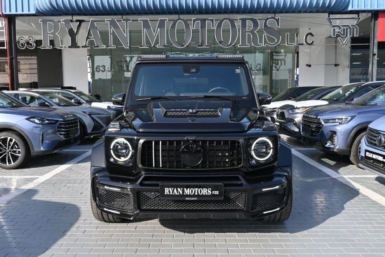 مرسيدس بنز G 63 AMG Mecedes Brabus G900 Rocket Edition, Super Black, Full Carbon Fiber Body and Interior Trim Model 2023