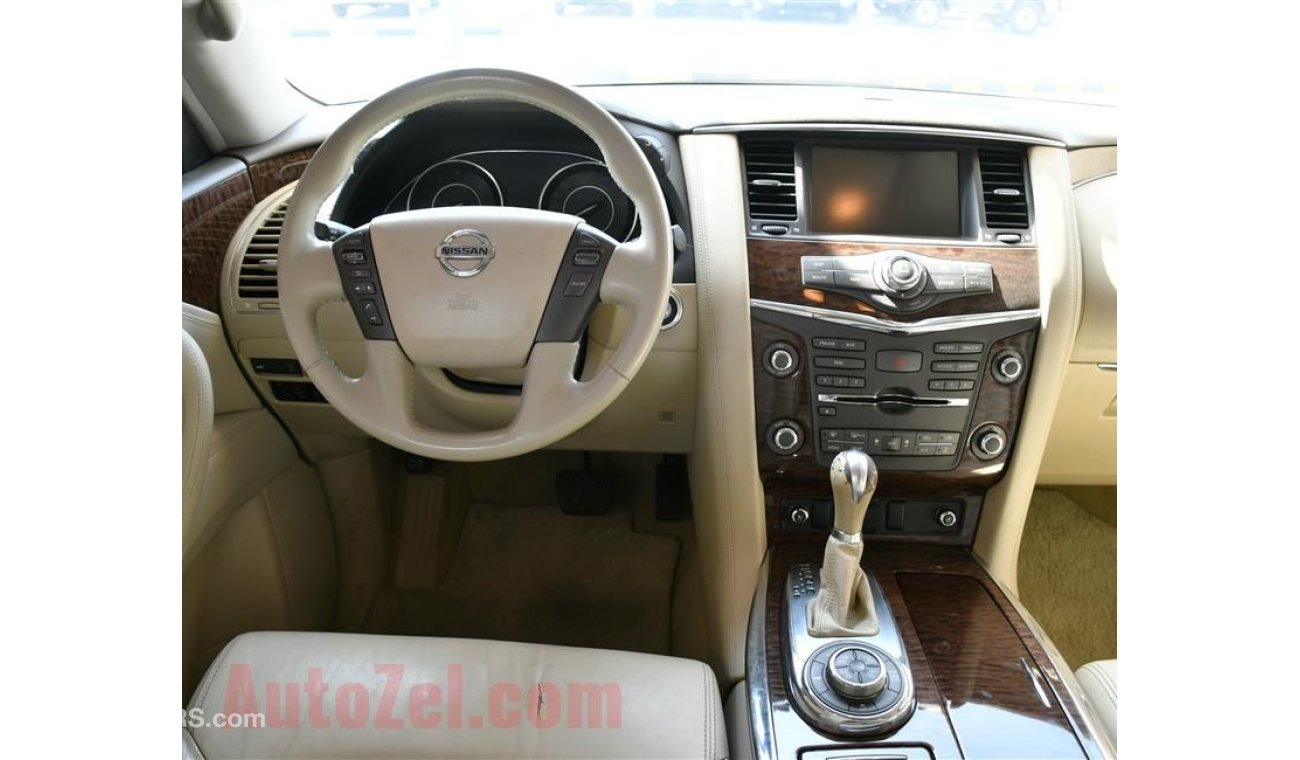 Nissan Patrol 2012 BLACK LEATHER GCC FULL OPTION NO PAIN NO ACCIDENT PERFECT