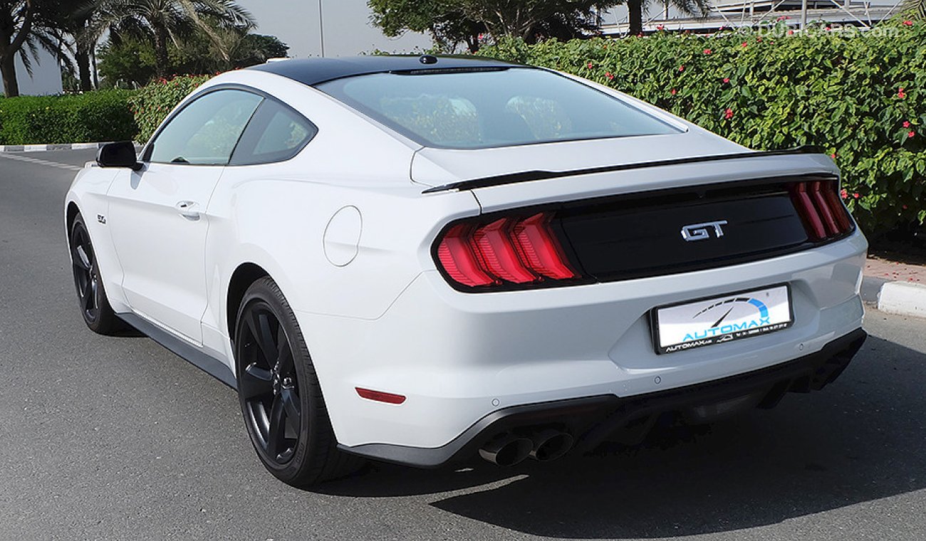 Ford Mustang 2019 GT Premium, 5.0 V8 GCC, 0km w/ 3Yrs or 100K km Warranty + 60K km Service from Al Tayer