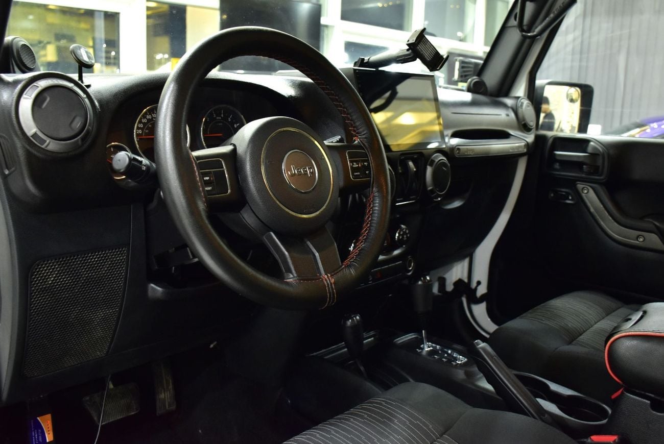 Jeep Wrangler EXCELLENT DEAL for our Jeep Wrangler Sport ( 2012 Model ) in White Color GCC Specs