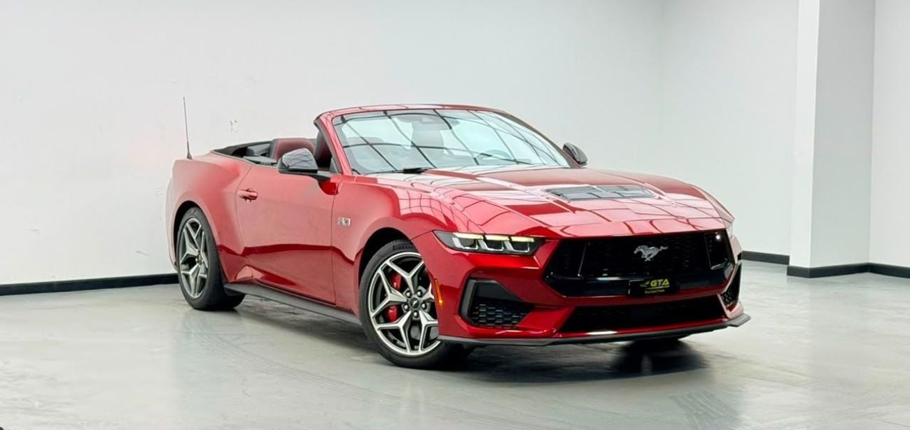 Ford Mustang GT PREMIUM 2024 Ford Mustang GT Premium Convertible, 2029 Ford Warranty + Service Package, Very Low Km, GCC