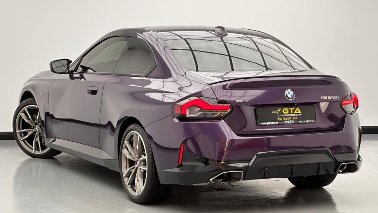 بي أم دبليو M240i 2022 BMW M240i xDrive, March 2027 BMW Warranty + Service Contract, GCC