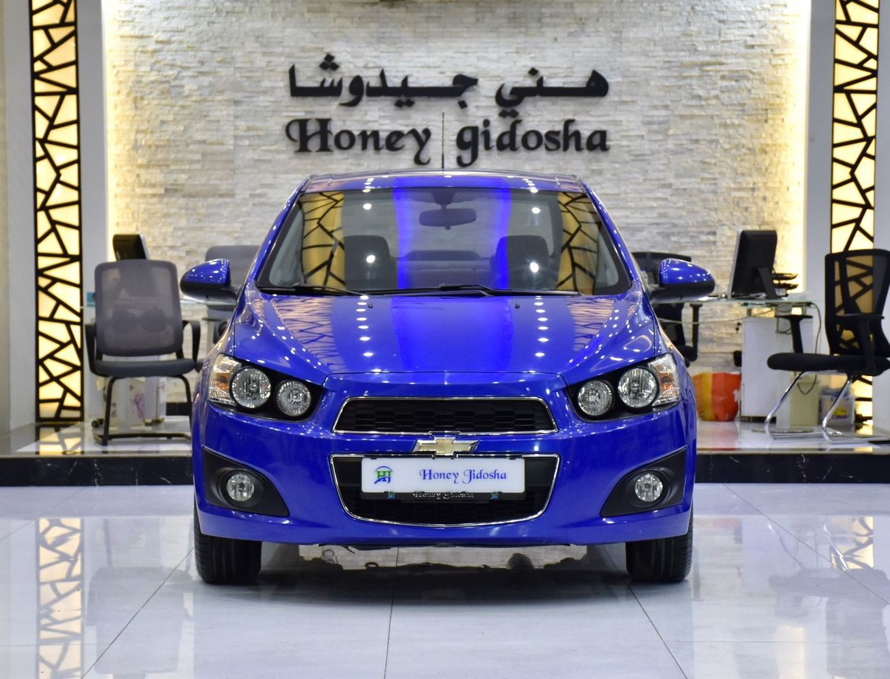 Chevrolet Sonic EXCELLENT DEAL for our Chevrolet Sonic ( 2012 Model ) in Blue Color GCC Specs