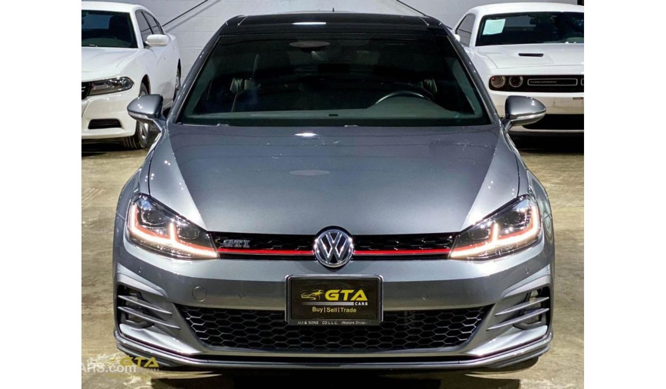 فولكس واجن جولف 2019 Volkswagen Golf GTI, Volkswagen Warranty + Service Contract, Low KMs, GCC