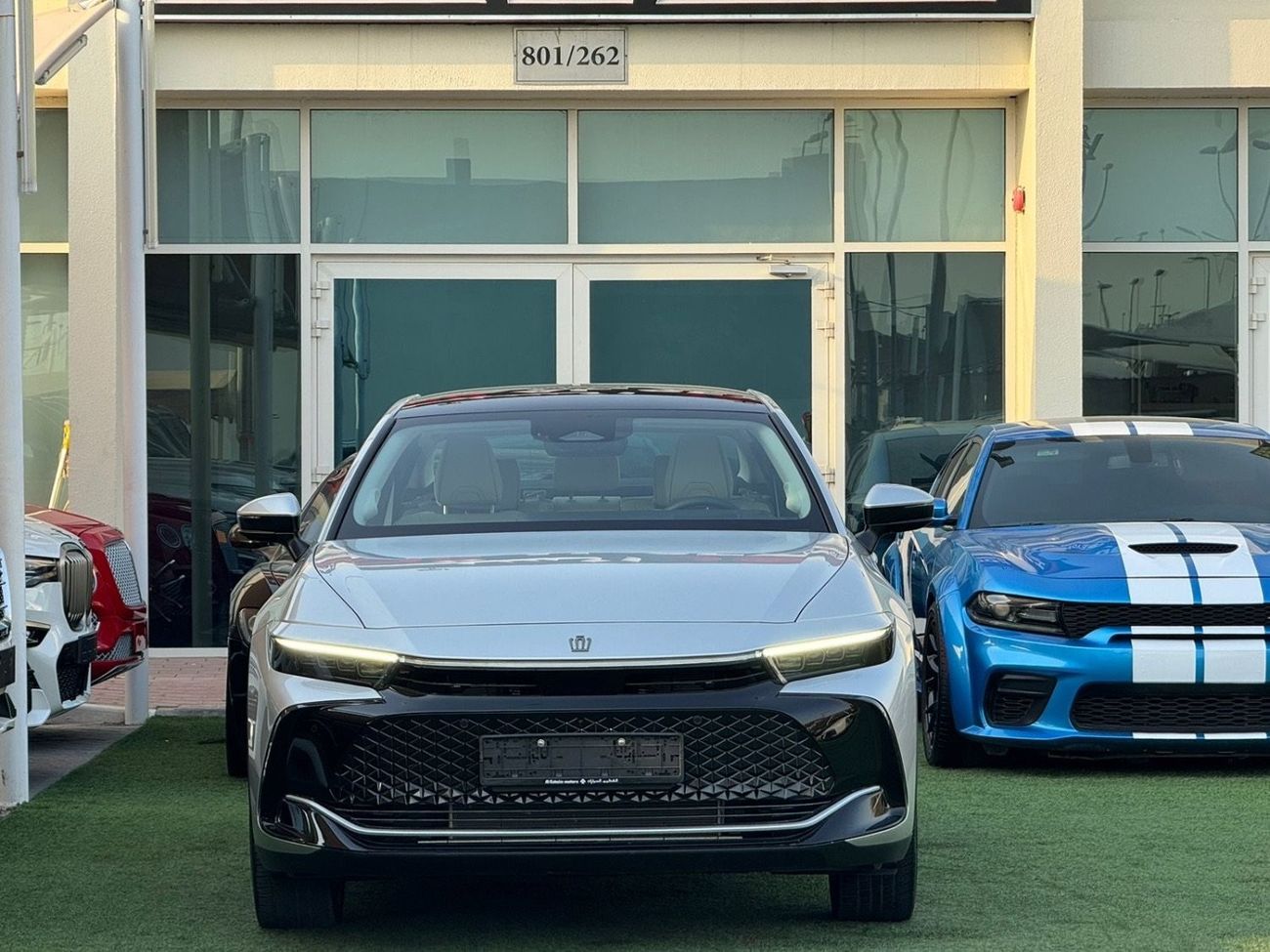 تويوتا كراون تويوتا كراون هايبرد خليجي 2023 تشييكات الوكالة (تحت الضمان وكالة الفطيم ) صبغ وكالة بحالة الوكالة  ف