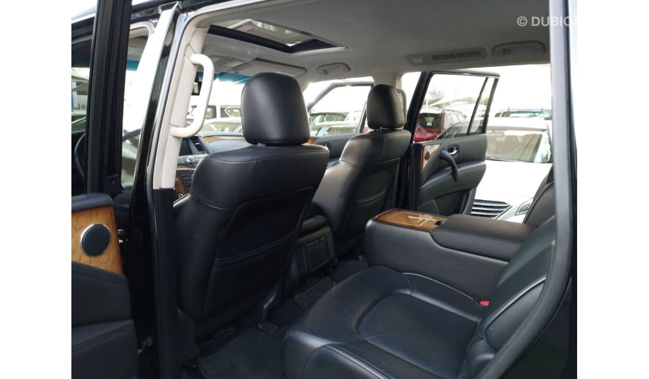 Infiniti QX56 The number one import is a leather hatch, rim sensors, cruise control, and five cameras that do not