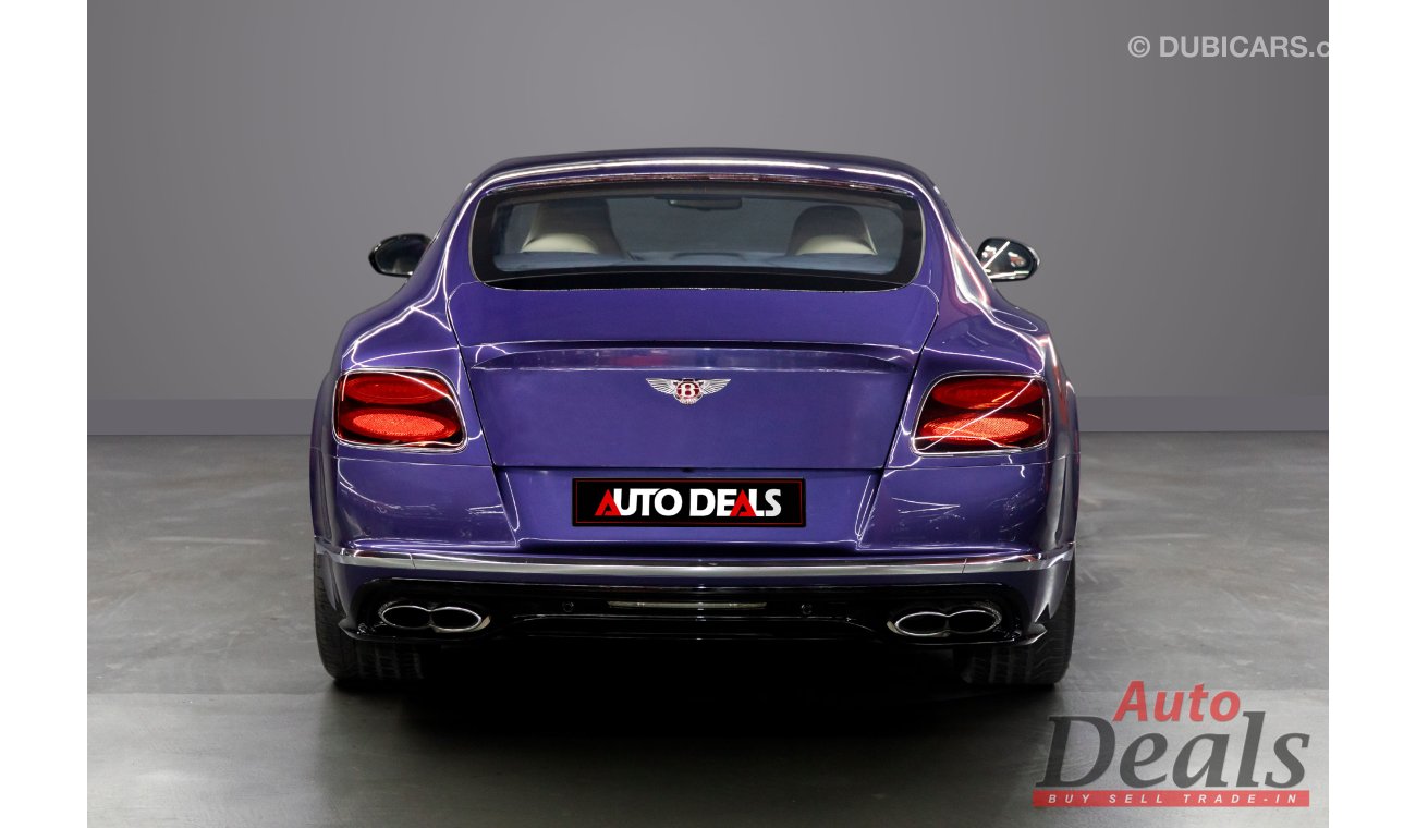 Bentley Continental GT V8S | 2016 | GCC