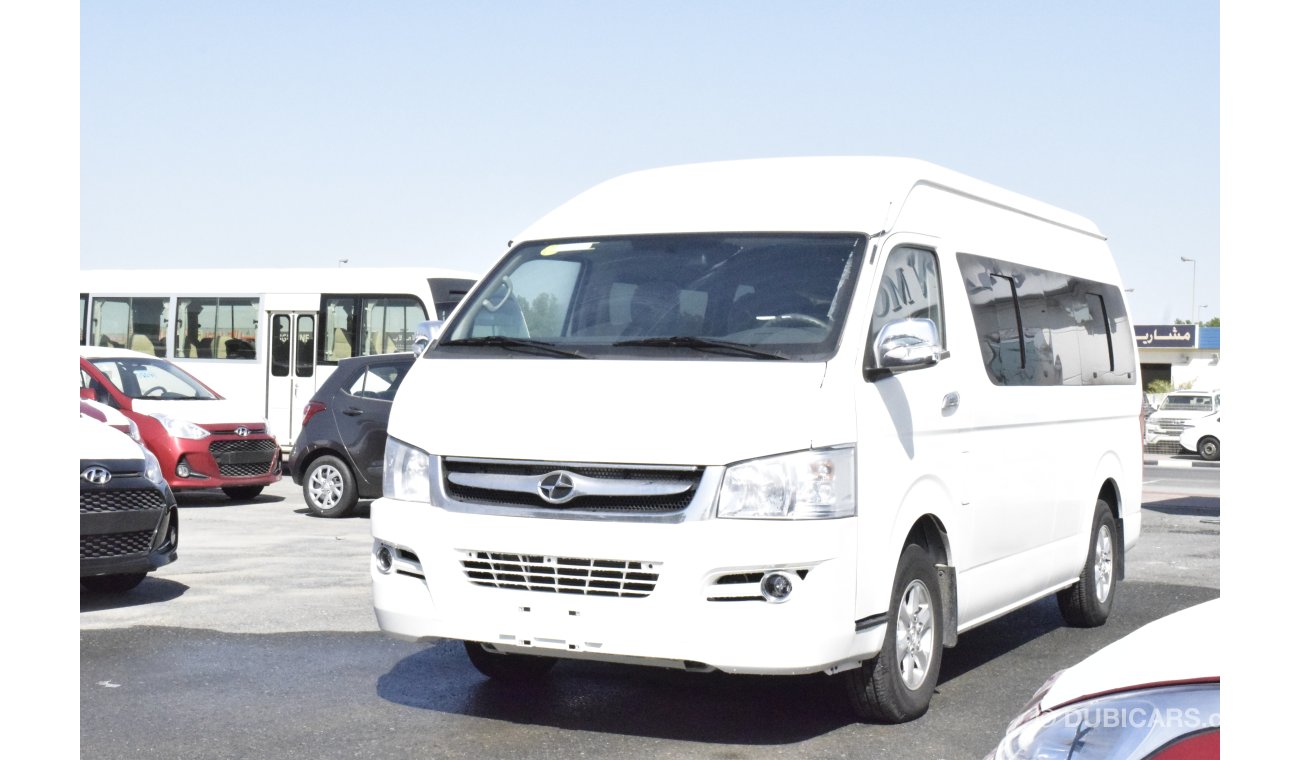 جويلونغ A6 الصين HIACE JOY LONG 2.4L DIESEL 2020 نموذج ناقل الحركة اليدوي 15 مقعد فقط للتصدير